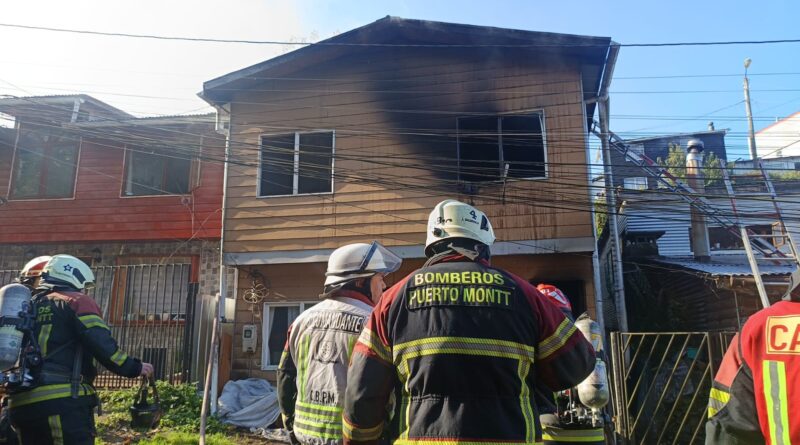 El incendio dejó damnificados.